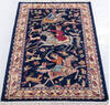 Bokhara Blue Hand Knotted 31 X 52  Area Rug 700-155782 Thumb 1