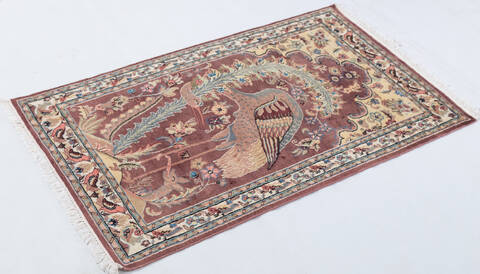 Bokhara Brown Hand Knotted 30 X 410 Area Rug 700-155785 Image 2