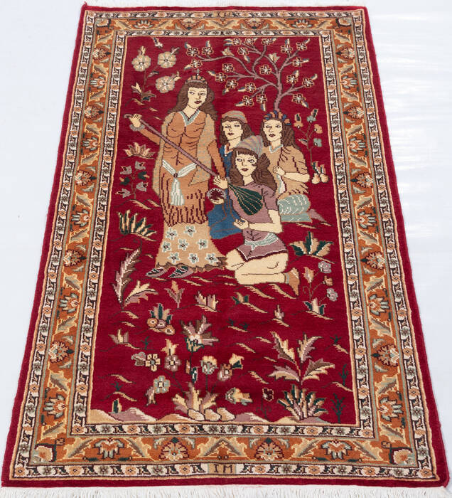 Bokhara Red Hand Knotted 211 X 51 Area Rug 700-155786 Image 1