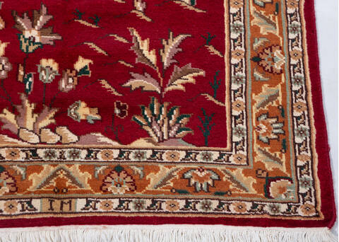 Bokhara Red Hand Knotted 211 X 51 Area Rug 700-155786 Image 4