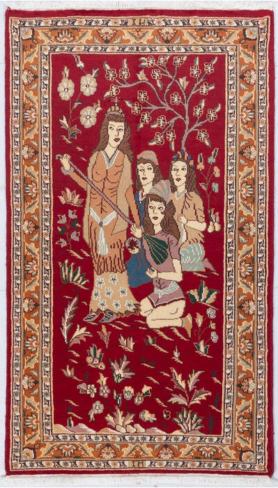 Bokhara Red Hand Knotted 211 X 51 Area Rug 700-155786 Image 0