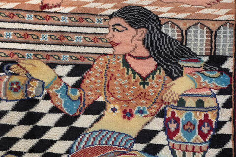 Bokhara Multicolor Hand Knotted 31 X 49 Area Rug 700-155787 Image 5