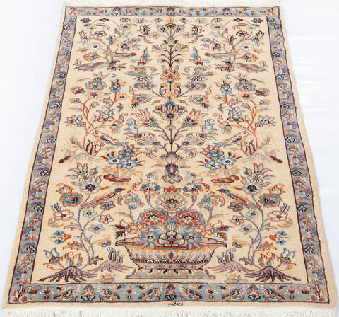 Bokhara Beige Hand Knotted 34 X 51 Area Rug 700-155788 Image 1