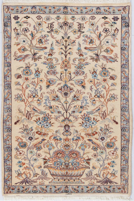 Bokhara Beige Hand Knotted 34 X 51 Area Rug 700-155788 Image 0