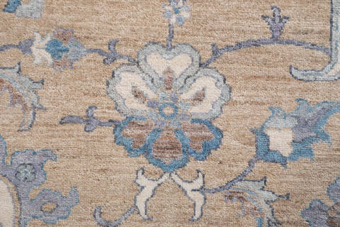 Chobi Yellow Hand Knotted 82 X 100 Area Rug 700-155794 Image 5