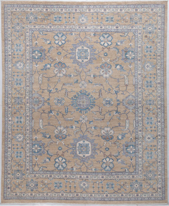 Chobi Yellow Hand Knotted 82 X 100 Area Rug 700-155794 Image 0