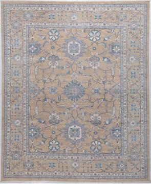 Chobi Yellow Hand Knotted 8'2" X 10'0"  Area Rug 700-155794