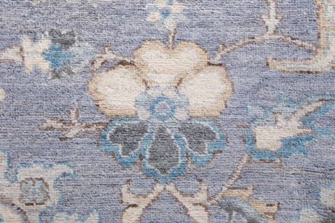 Chobi Grey Hand Knotted 60 X 90 Area Rug 700-155797 Image 5