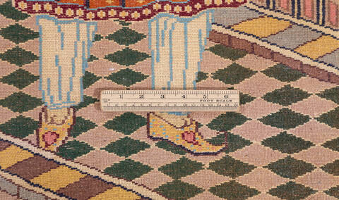 Pak-Persian Multicolor Hand Knotted 31 X 51 Area Rug 700-155799 Image 7