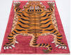 Pak-Persian Red Hand Knotted 41 X 61 Area Rug 700-155803 Thumb 1