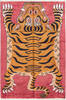 Pak-Persian Red Hand Knotted 41 X 61 Area Rug 700-155803 Thumb 0