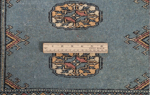 Bokhara Grey Runner Hand Knotted 27 X 910 Area Rug 700-155805 Image 7