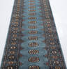 Bokhara Grey Runner Hand Knotted 27 X 104 Area Rug 700-155806 Thumb 3