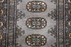 Bokhara Grey Runner Hand Knotted 27 X 910  Area Rug 700-155810 Thumb 12