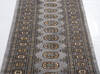 Bokhara Grey Runner Hand Knotted 27 X 910 Area Rug 700-155810 Thumb 3