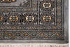 Bokhara Grey Runner Hand Knotted 27 X 910 Area Rug 700-155810 Thumb 4