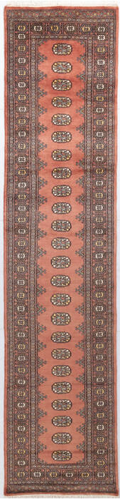 Bokhara Orange Runner Hand Knotted 27 X 1011 Area Rug 700-155811 Image 0