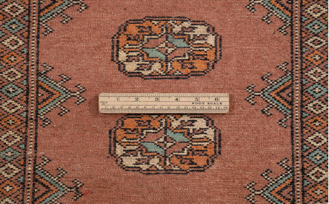 Bokhara Orange Runner Hand Knotted 27 X 1111 Area Rug 700-155812 Image 7