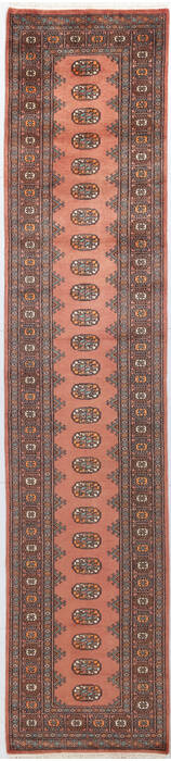 Bokhara Orange Runner Hand Knotted 27 X 1111 Area Rug 700-155812 Image 0