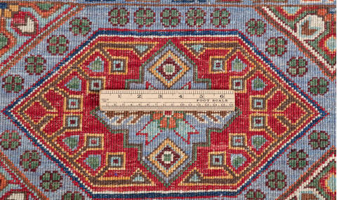 Chobi Grey Hand Knotted 69 X 102 Area Rug 700-155816 Image 7