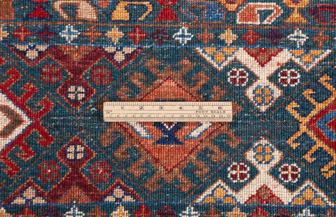 Chobi Green Hand Knotted 610 X 97 Area Rug 700-155817 Image 7