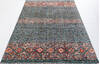 Chobi Green Hand Knotted 610 X 97  Area Rug 700-155817 Thumb 1