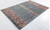 Chobi Green Hand Knotted 610 X 97  Area Rug 700-155817 Thumb 2