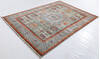 Chobi Green Hand Knotted 69 X 98 Area Rug 700-155819 Thumb 2