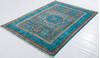 Chobi Green Hand Knotted 58 X 81  Area Rug 700-155820 Thumb 2