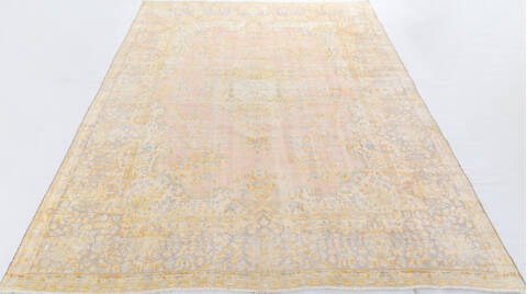 Overdyed Multicolor Hand Knotted 85 X 116 Area Rug 700-155822 Image 1