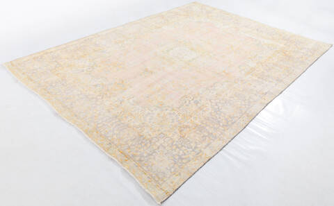 Overdyed Multicolor Hand Knotted 85 X 116 Area Rug 700-155822 Image 2