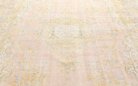Overdyed Multicolor Hand Knotted 85 X 116 Area Rug 700-155822 Image 3
