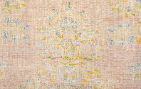 Overdyed Multicolor Hand Knotted 85 X 116 Area Rug 700-155822 Image 5