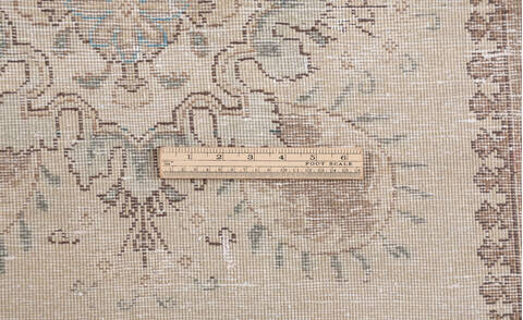 Overdyed Beige Hand Knotted 80 X 1011 Area Rug 700-155823 Image 7