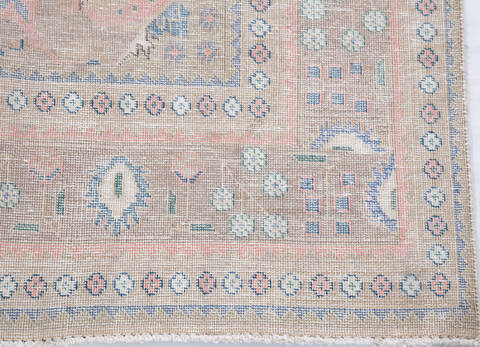Overdyed Beige Hand Knotted 63 X 96 Area Rug 700-155824 Image 4