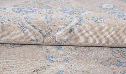 Overdyed Beige Hand Knotted 63 X 96 Area Rug 700-155824 Image 6