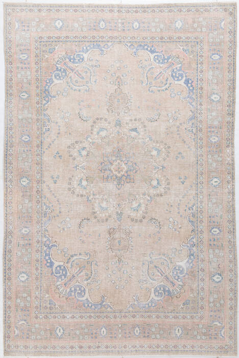 Overdyed Beige Hand Knotted 63 X 96 Area Rug 700-155824 Image 0