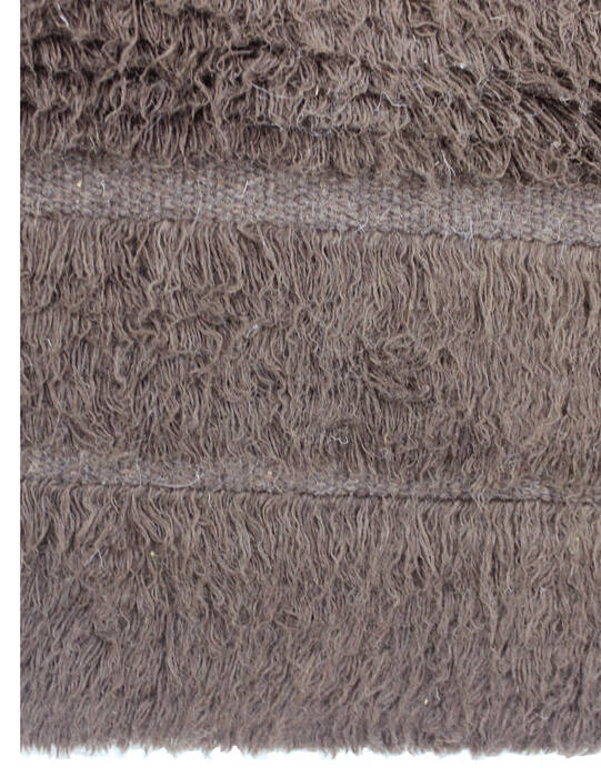 Bhadohi Brown Hand Knotted 57 X 80 Area Rug 902-155829 Image 2