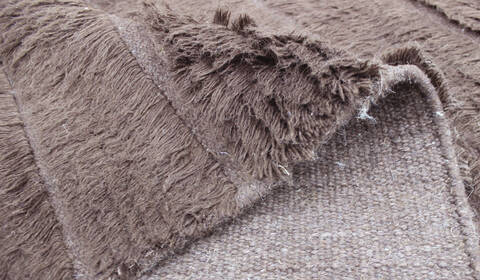 Bhadohi Brown Hand Knotted 57 X 80 Area Rug 902-155829 Image 4