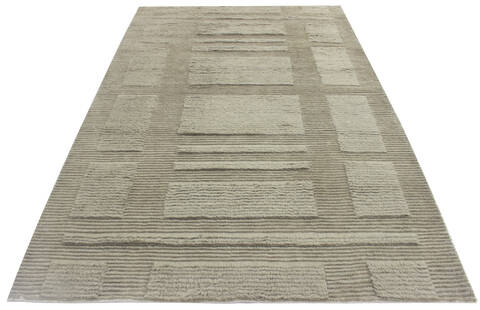 Bhadohi Multicolor Hand Knotted 57 X 80 Area Rug 902-155831 Image 1