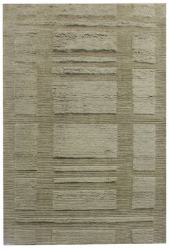 Bhadohi Multicolor Hand Knotted 5'7" X 8'0"  Area Rug 902-155831