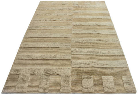 Bhadohi Multicolor Hand Knotted 57 X 80 Area Rug 902-155832 Image 1