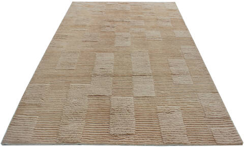 Bhadohi Multicolor Hand Knotted 57 X 80 Area Rug 902-155834 Image 1