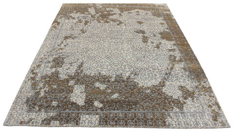 Bhadohi Multicolor Hand Knotted 57 X 80 Area Rug 902-155838 Image 1