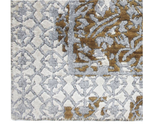 Bhadohi Multicolor Hand Knotted 57 X 80 Area Rug 902-155838 Image 2