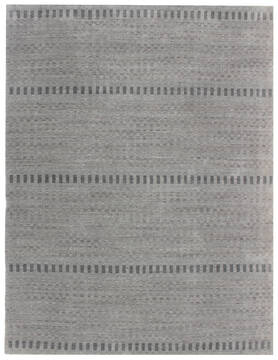Indian Bhadohi Multicolor Rectangle 5x8 ft Wool and Silk Carpet 155839