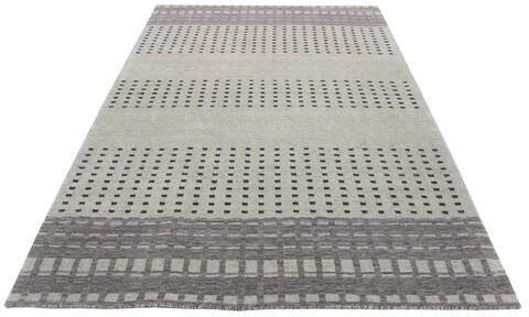 Bhadohi Multicolor Hand Loom Woven 57 X 80 Area Rug 902-155842 Image 1