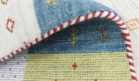 Bhadohi Multicolor Hand Loom Woven 57 X 80 Area Rug 902-155845 Image 4