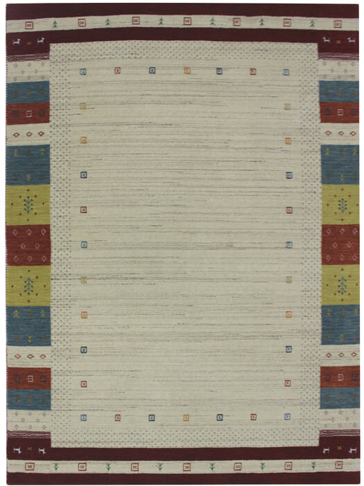 Bhadohi Multicolor Hand Loom Woven 57 X 80 Area Rug 902-155845 Image 0