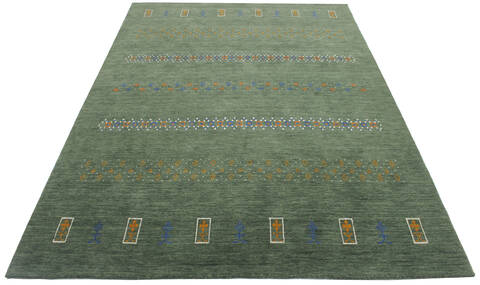 Bhadohi Multicolor Hand Loom Woven 57 X 80 Area Rug 902-155848 Image 1